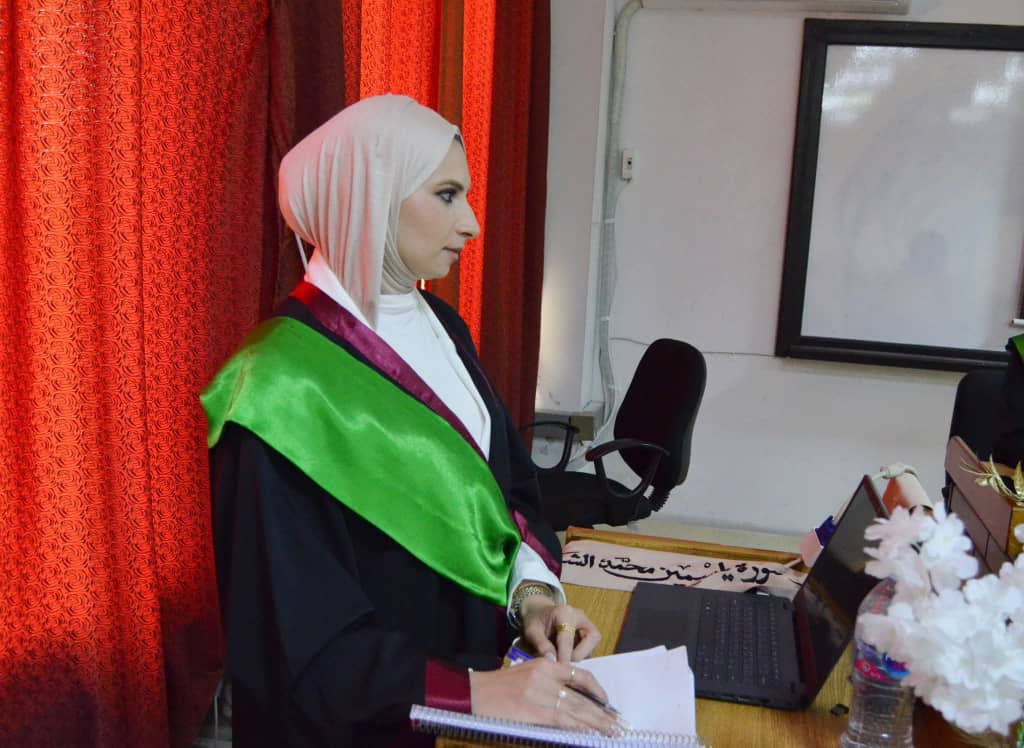 المناقشة العلنية لأطروحة الدكتوراة في قسم إدارة الأعمال بجامعة اللاذقية للباحثة ياسمين الشريف