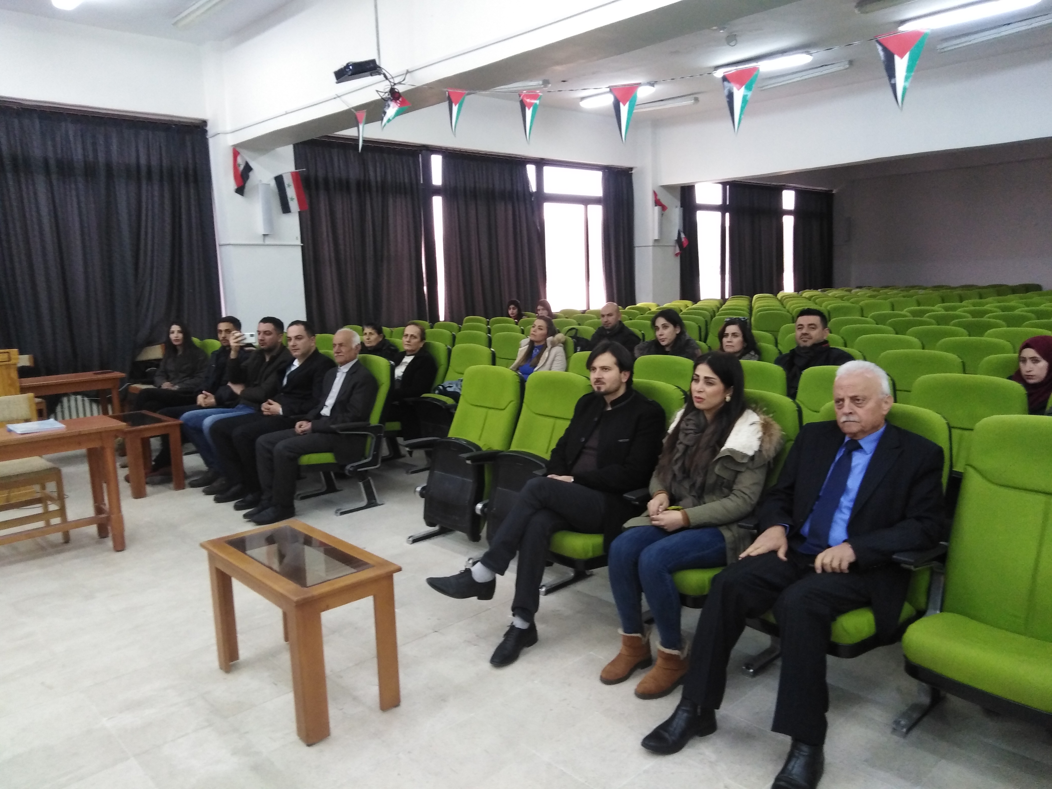 مناقشة علنية لرسالة الدكتوراه للطالبة ديما حكمت عمران