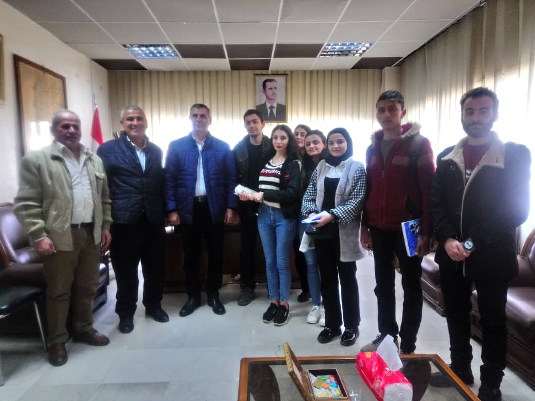 الزيارة العلمية إلى مديرية المصالح العقارية باللاذقية ضمن برنامج الاشراف الأكاديمي في كلية الهندسة المدنية