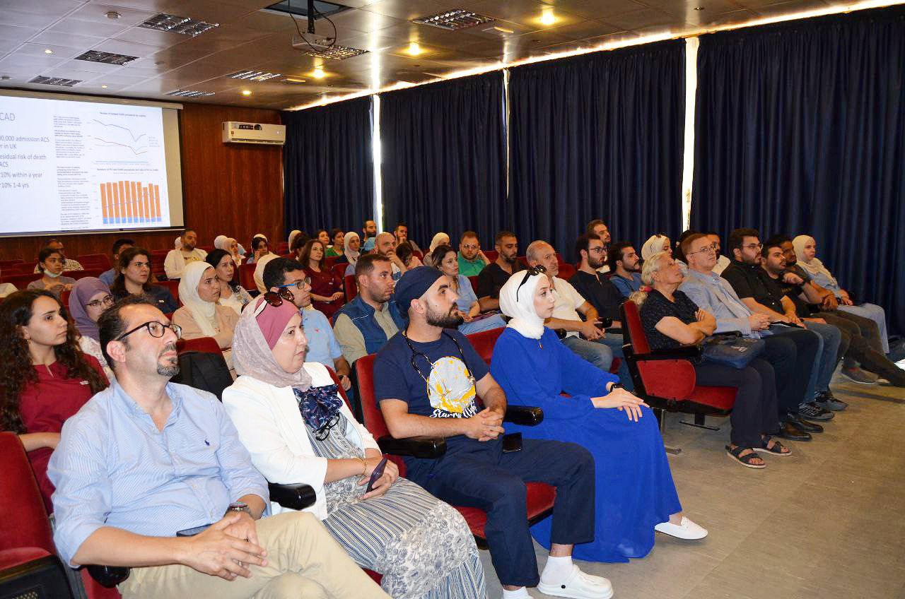 ندوة علمية في كلية الطب البشري بالتعاون مع الجمعيتين الطبيتين السورية البريطانية والسورية الأمريكية 
