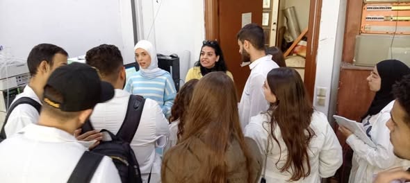 جولة طلاب السنة الخامسة من كلية الهندسة الزراعية قسم وقاية النبات