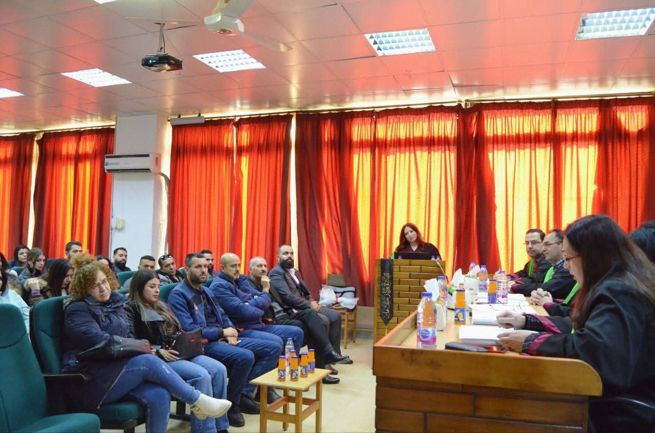 المناقشة العلنية لأطروحة الدكتوراة في كلية الاقتصاد -قسم إدارة الأعمال- بجامعة اللاذقية للباحثة نيروز حسين عباس