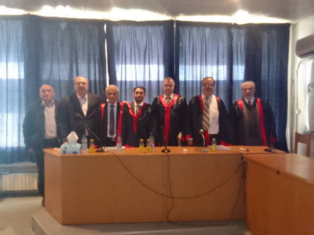 منح الباحث علاء يوسف ديوب درجة الدكتوراه في هندسة نظم القدرة الكهربائية 