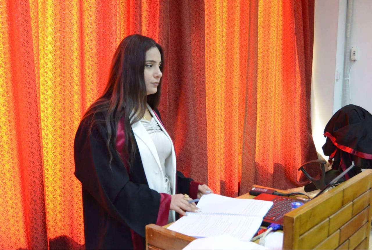 مناقشة علنية لرسالة الماجستير للباحثة مايا نصير في قسم الإحصاء والبرمجة