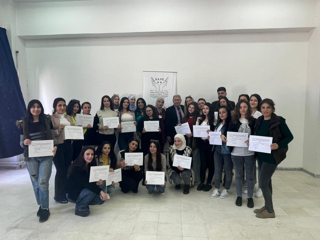 فعاليات اليوم الثالث والأخير من الدورة التدريبية "العلاج النفسي للصدمات"في كلية التربية -جامعة تشرين