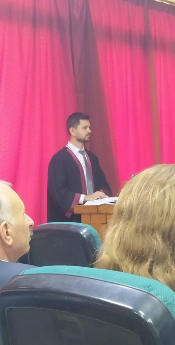 المناقشة العلنية لرسالة الماجستير في كلية الاقتصاد قسم المحاسبة للباحث أمجد عفيف شيحا