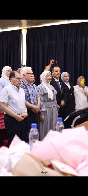  المناقشة العلنية لرسالة الماجستير المتميزة التي أعدتها الدكتورة (سدره خليل دياب) في قسم الأمراض الجلدية والأمراض المنقولة بالجنس.