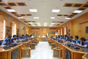 رئيس جامعة اللاذقية يستقبل القائمين على الدورة التدريبية الآسيوية