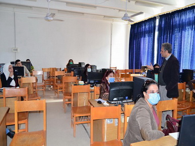 انطلاق المرحلة التدريبية الثالثة لأعضاء الهيئة التدريسية على المنصة التعليمية الإلكترونية 