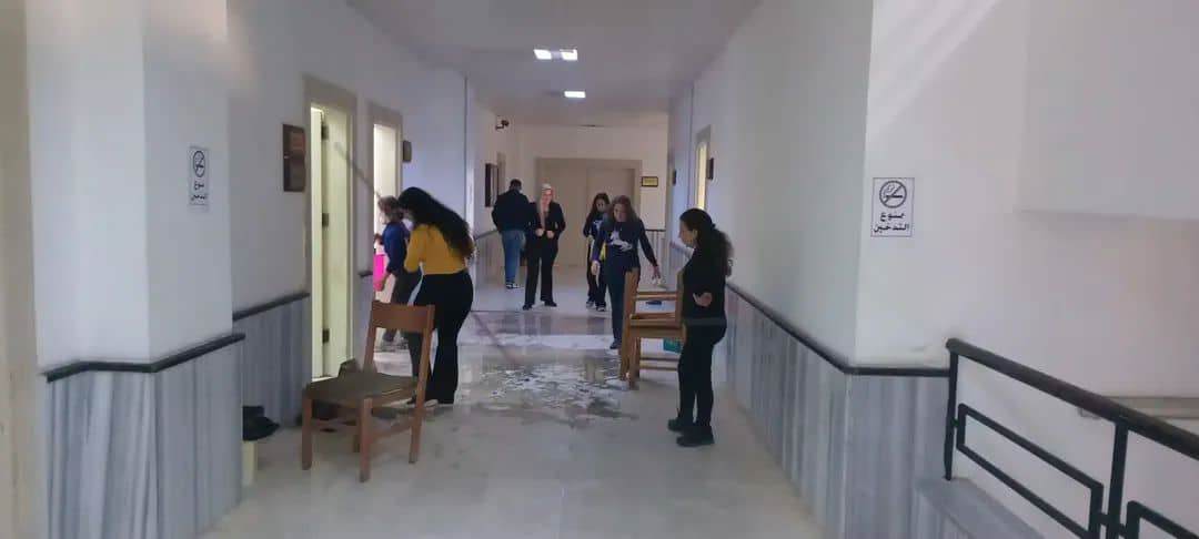 حملة النظافة داخل كلية الاقتصاد بتاريخ 3-10-2025