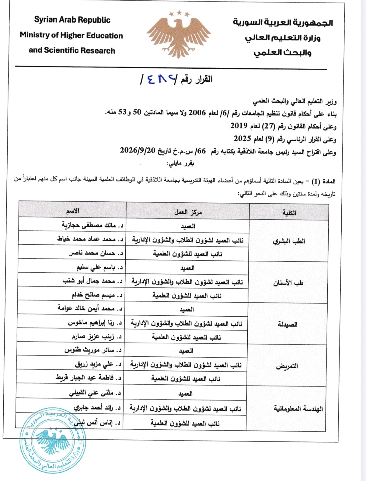منشور جديد