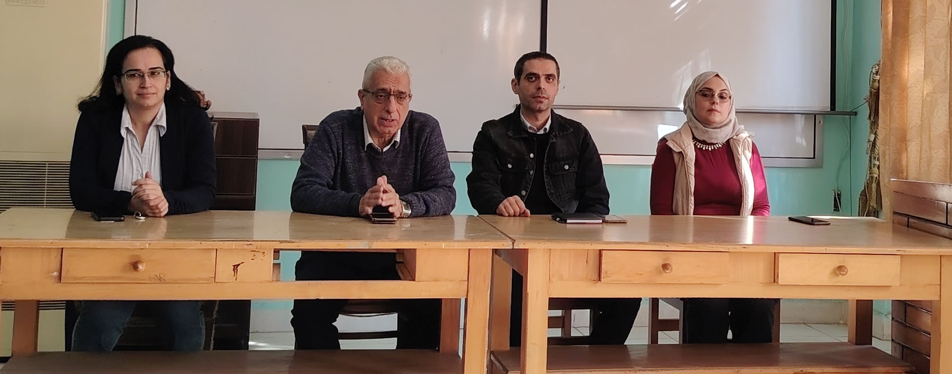 لقاء تفاعلي بين إدارة الكلية وطلاب السنة الأولى