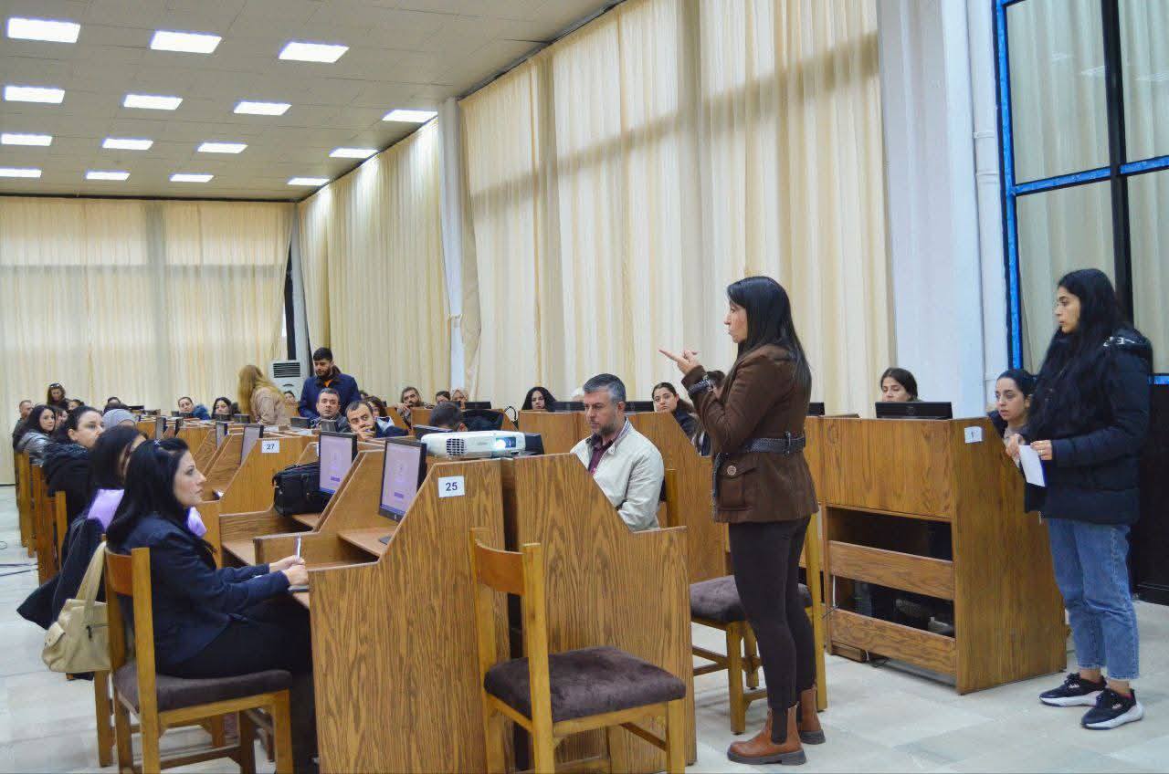 دورة تدريبية لبرنامج أتمتة شؤون العاملين في جامعة اللاذقية باشراف مركز الحاسب