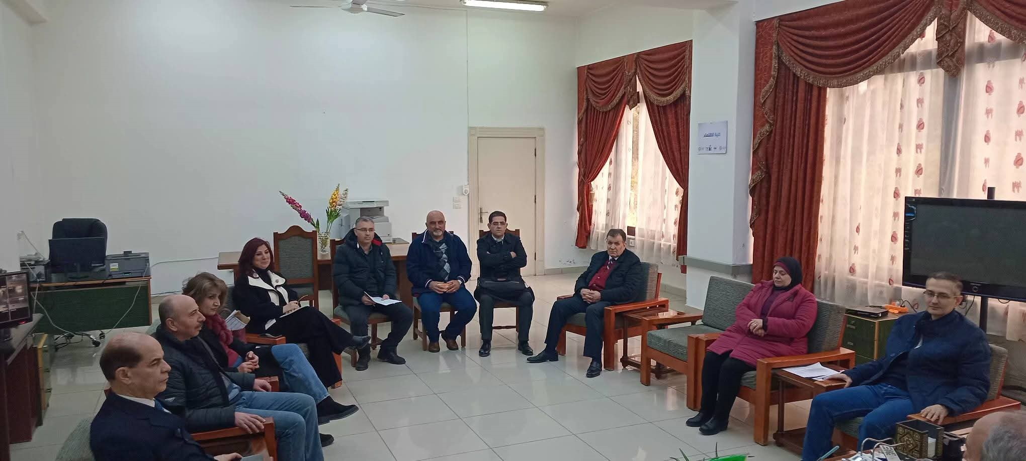 اجتماع مجلس كلية الاقتصاد يوم الاثنين 16-3-2026