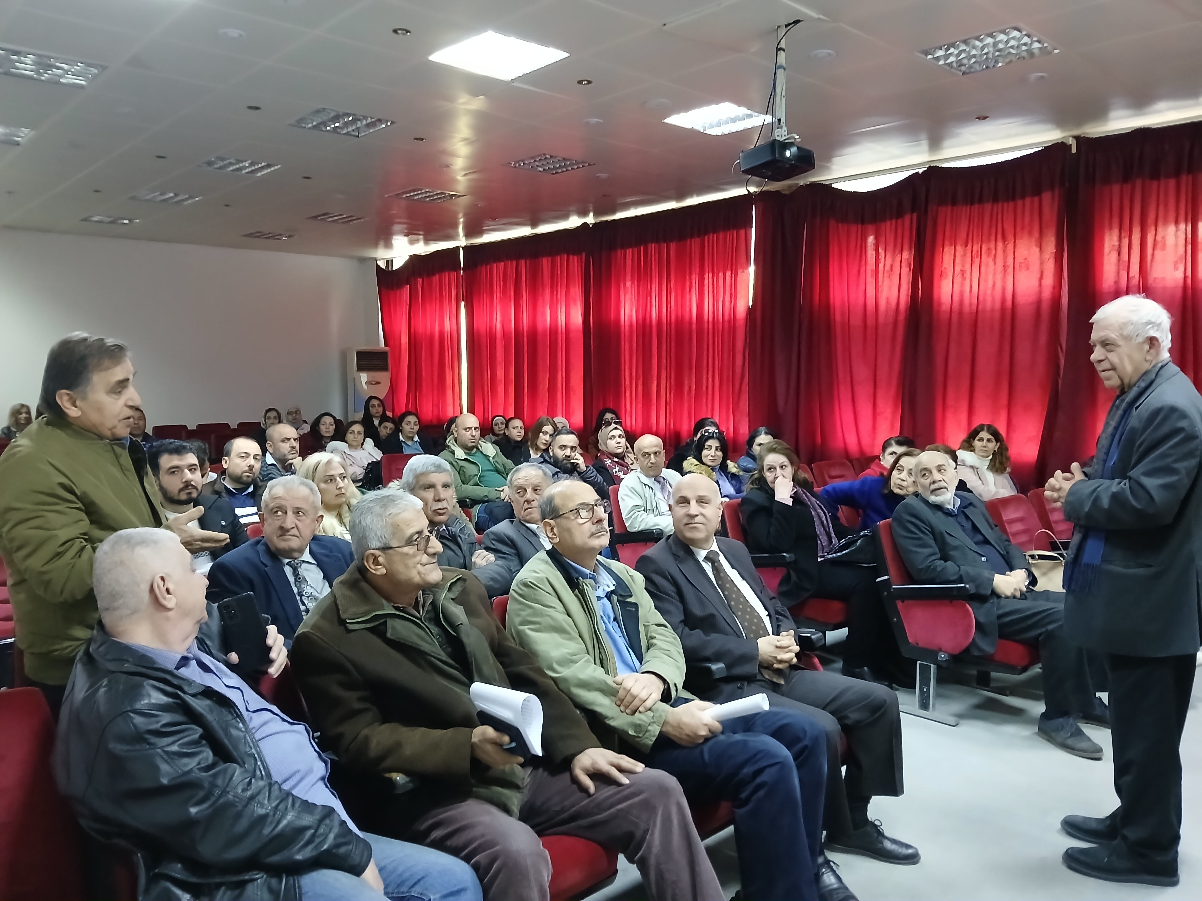 محاضرة علمية بعنوان "ضمان الجودة مسؤولية الجميع" في كلية الهندسة الزراعية  بالتعاون مع مركز ضمان الجودة