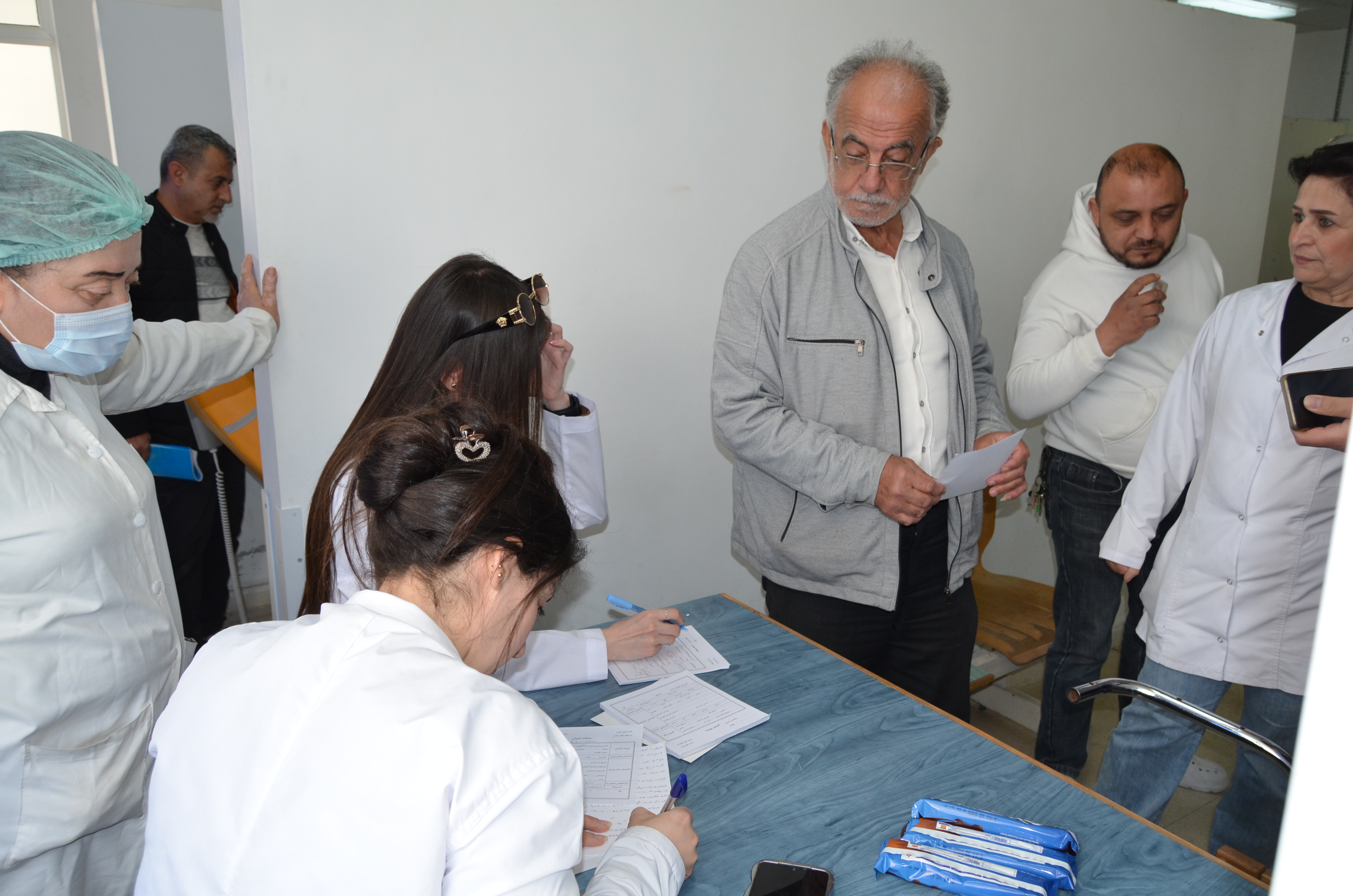 مستشفى اللاذقية الجامعي تنظم حملة تبرع بالدم 