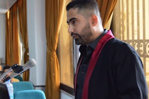 مناقشة علنية لرسالة ماجستير في كلية التمريض للباحث يوسف غازي أحمد