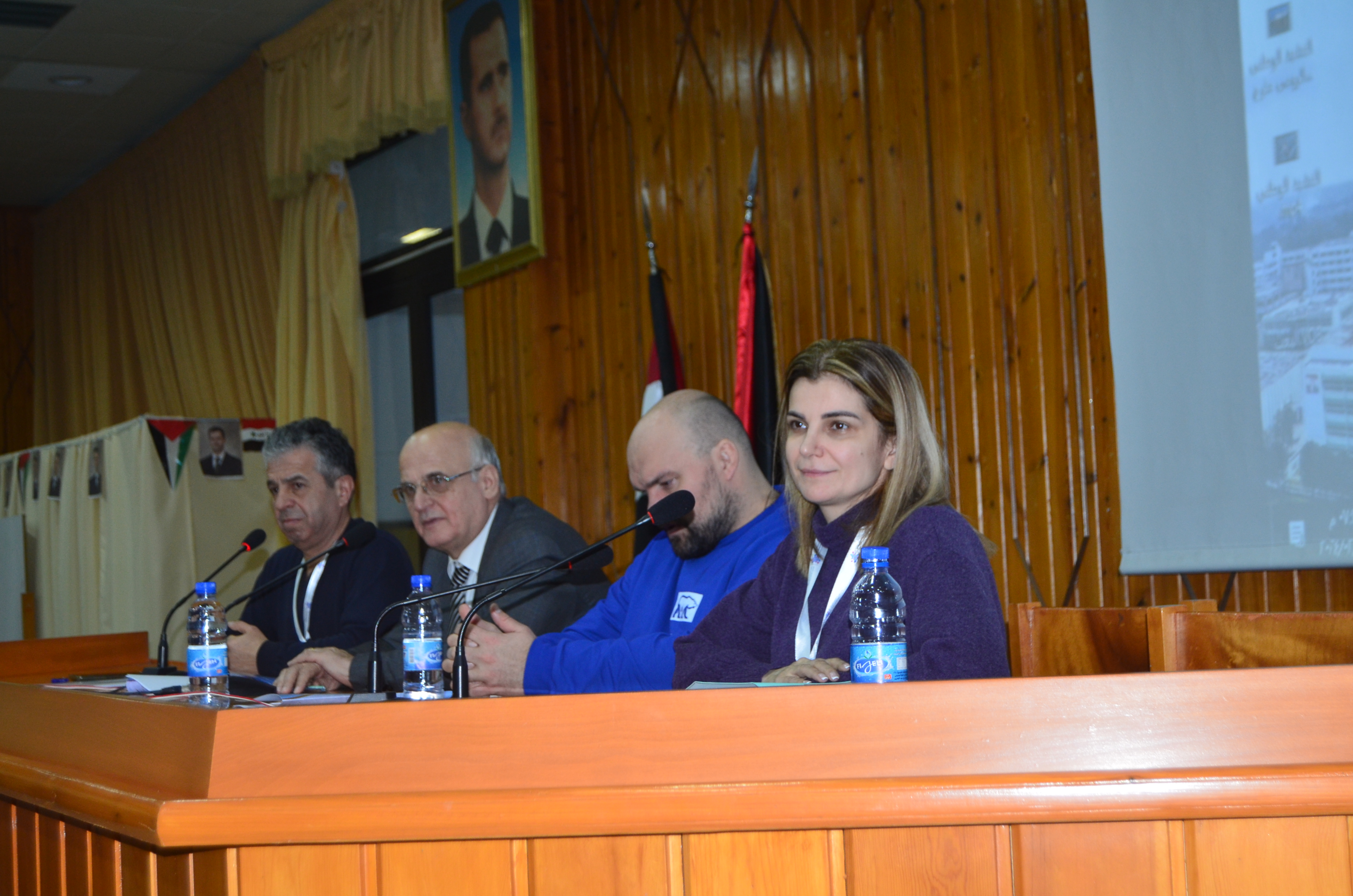 ملتقى الشباب السوري الروسي يزور جامعة تشرين ويلتقي رئيس الجامعة 