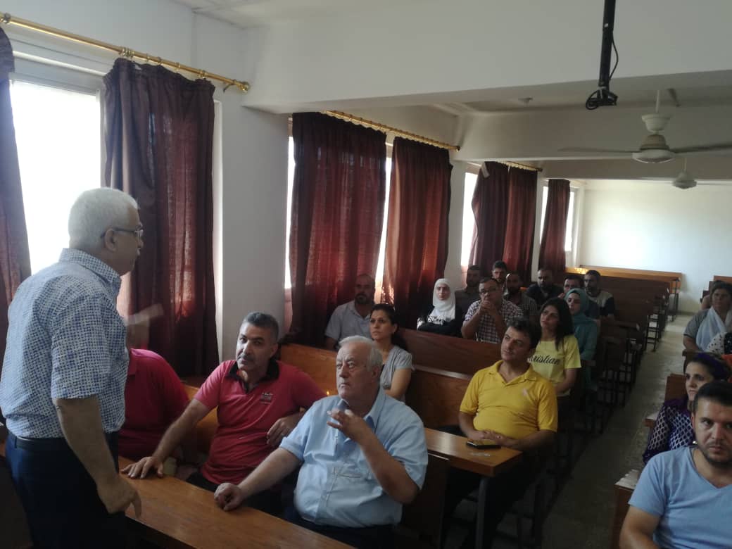  تحضيرات الكلية التطبيقة  للعملية الإمتحانية