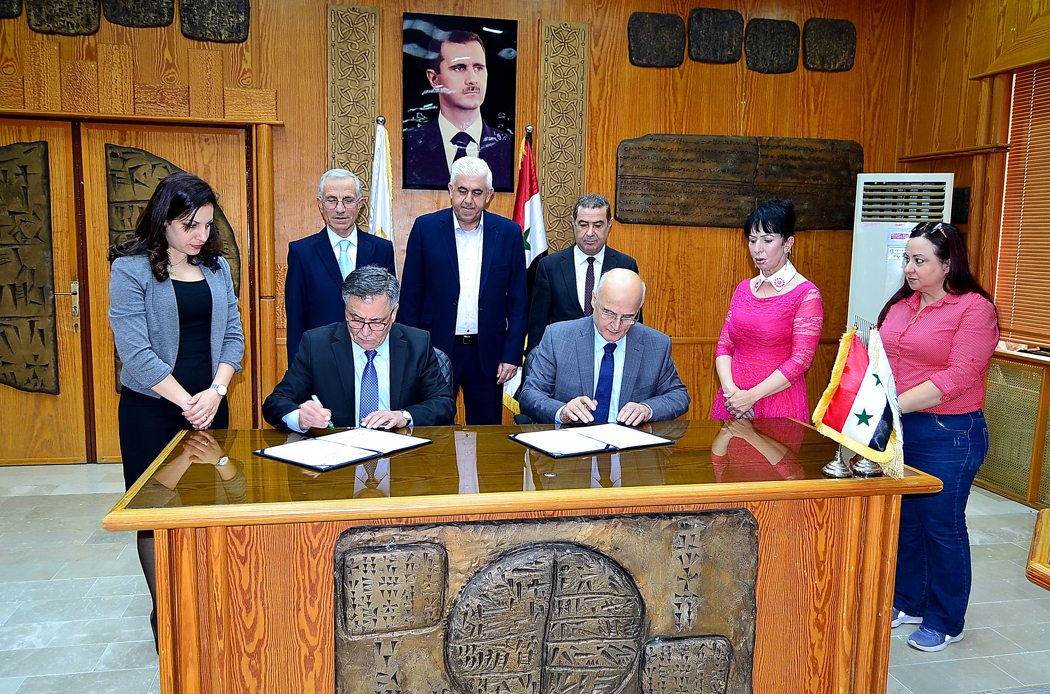 Tishreen University signs a scientific cooperation agreement with Al-Andalus University