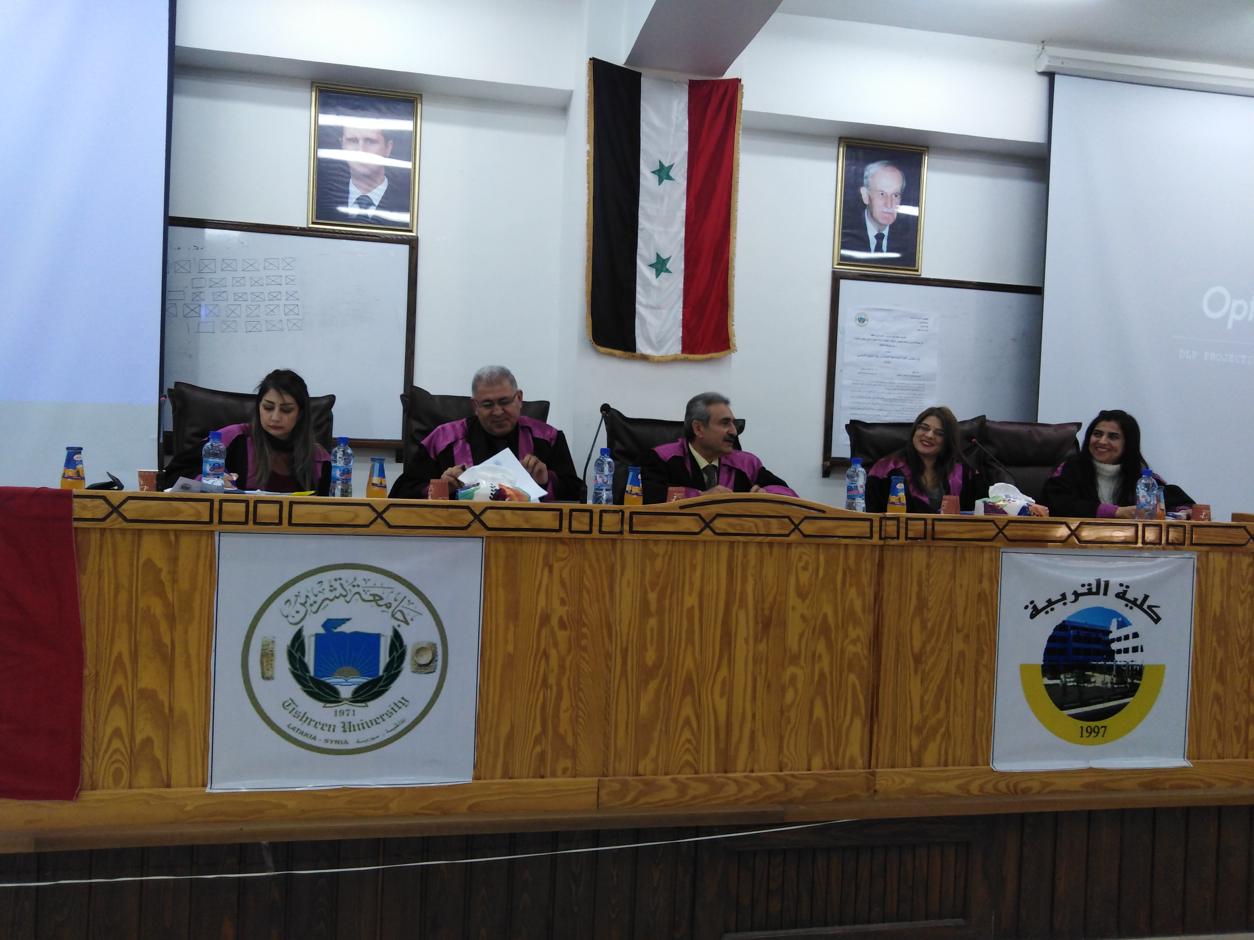 مناقشة علنية لرسالة الدكتوراه للطالبة نرمين بوسف الحداد