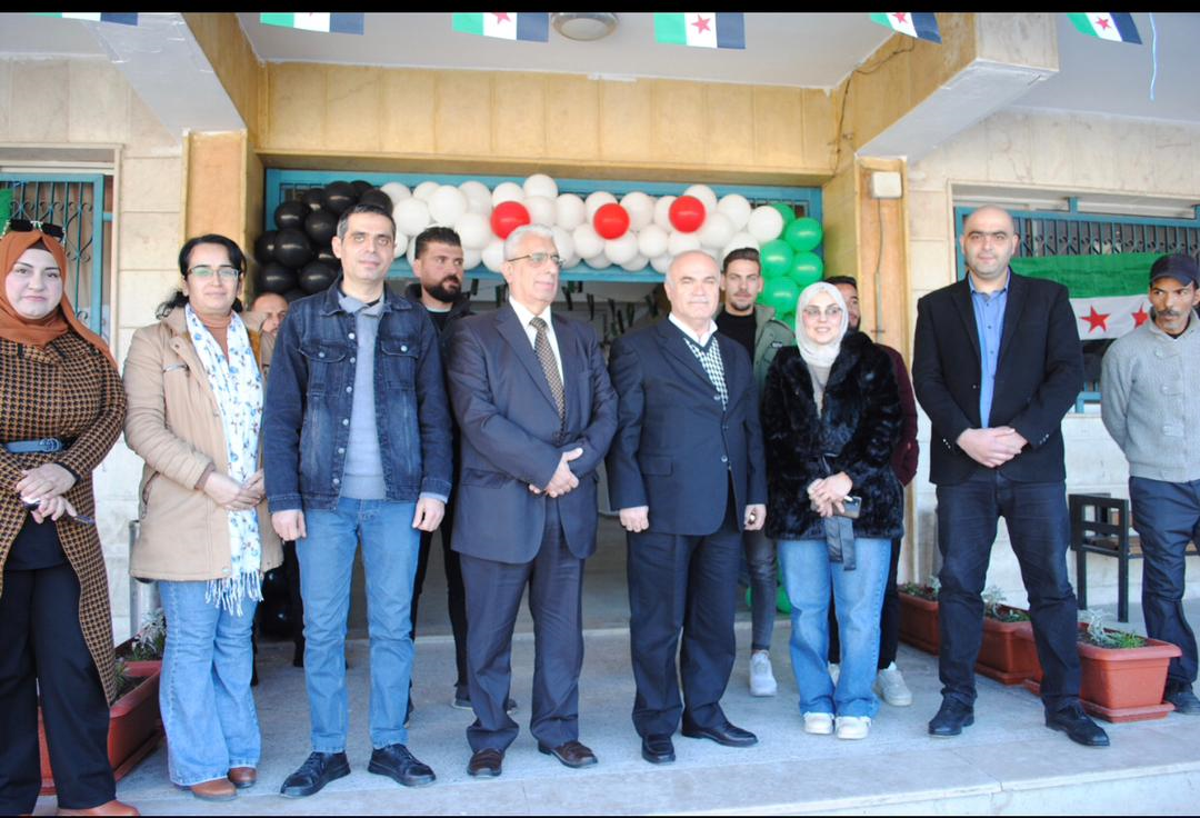 من زيارة الأستاذ الدكتور إياد فحصة رئيس جامعة اللاذقية إلى الكلية التطبيقية