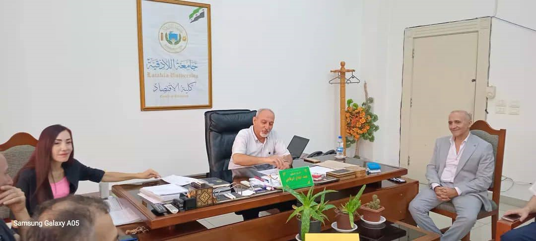 اجتماع مجلس كلية الاقتصاد بتاريخ 6-10-2025