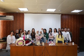  المناقشة العلنية لرسالة الماجستير المتميزة التي أعدتها الدكتورة(زينب مصطفى أسمر) في قسم الأمراض الجلدية والأمراض المنقولة بالجنس