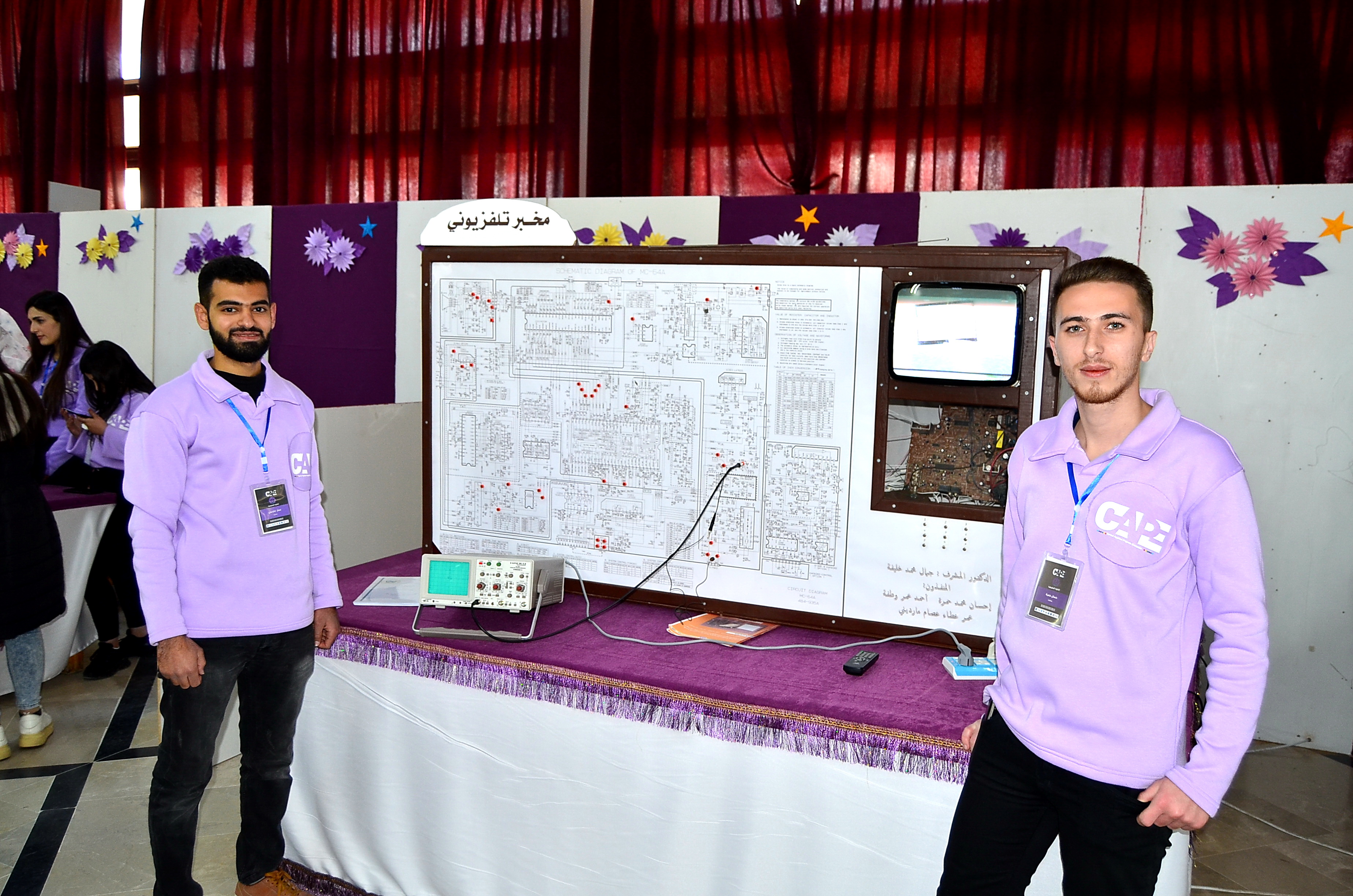  تجارب متميزة وافكارا مبتكرة في معرض مشاريع الكلية التطبيقية بجامعة تشرين