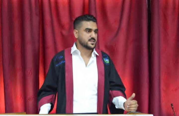 مقتطفات من المناقشة العلنية لرسالة الماجستير في قسم الثروة السمكية القاها الطالب احمد كنعان في قاعة السيمينار في المعهد العالي للبحوث البحرية