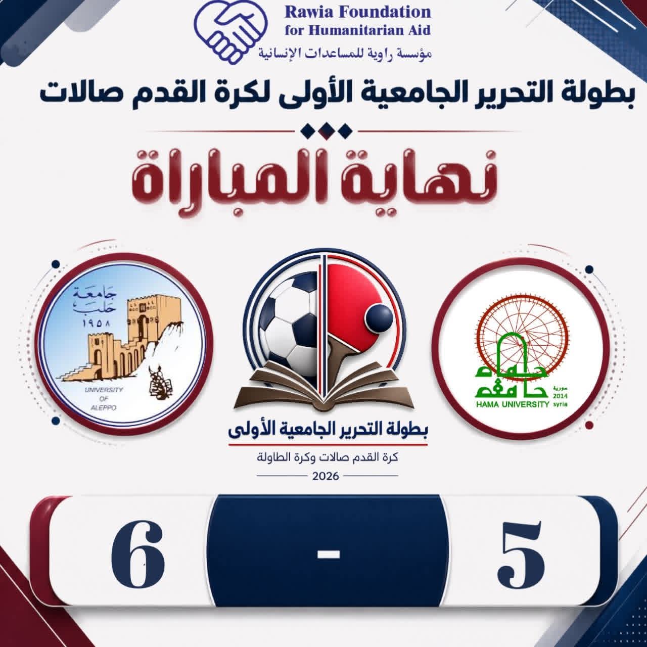 نتائج بطولة التحرير الجامعية الأولى لليوم الثاني