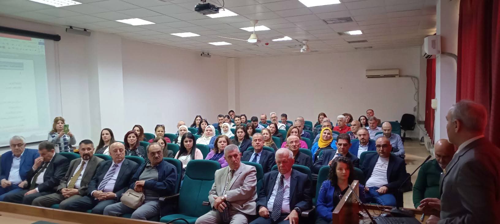 ورشة عمل بعنوان(( طريقة اعداد وصياغة الأسئلة المواد المؤتمته بما يتناسب مع معايير الجودة والاعتماد الأكاديمي NARS))