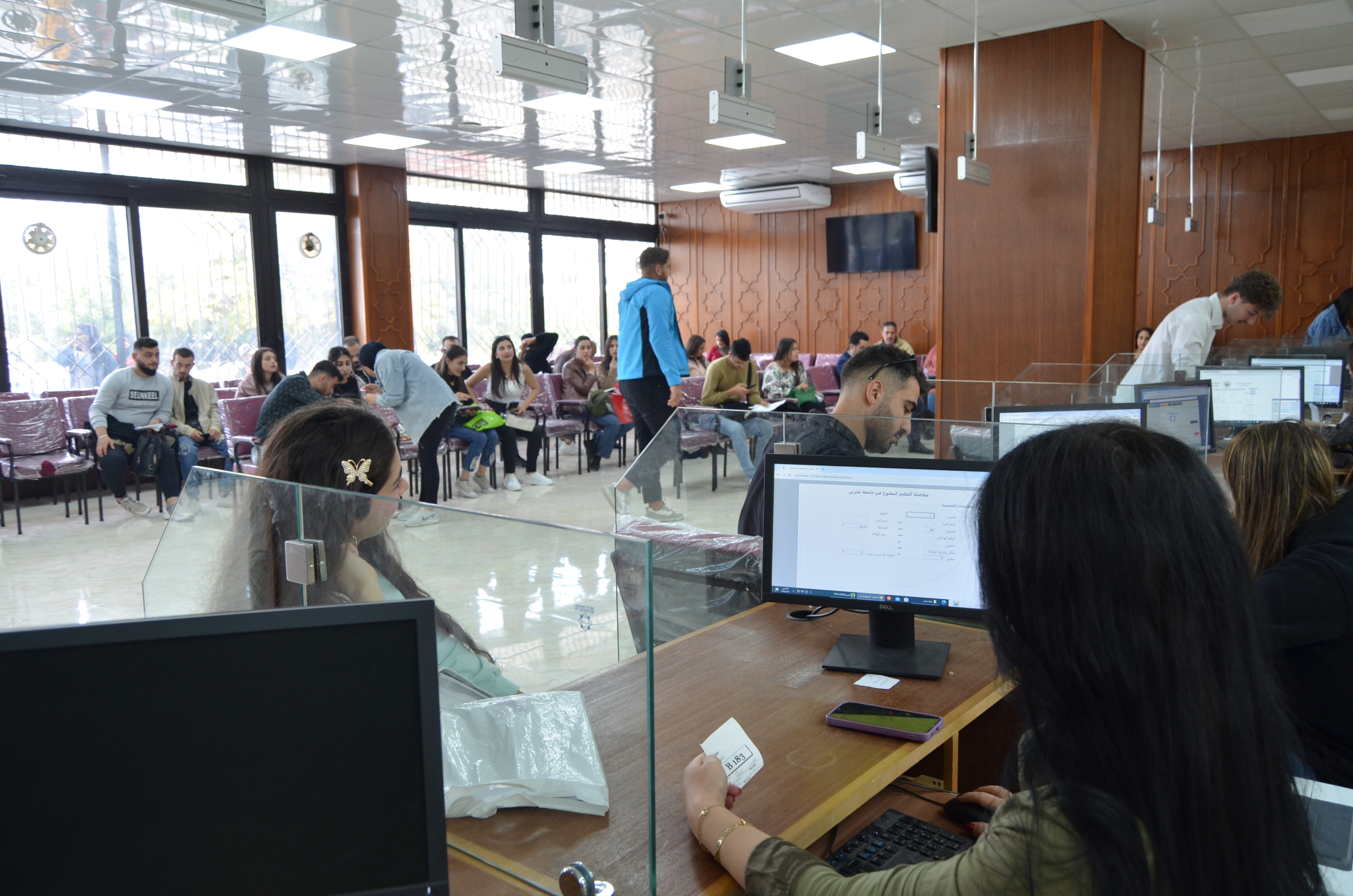 جولة للاطلاع على اجراءات التقدم الى مفاضلة التعليم المفتوح