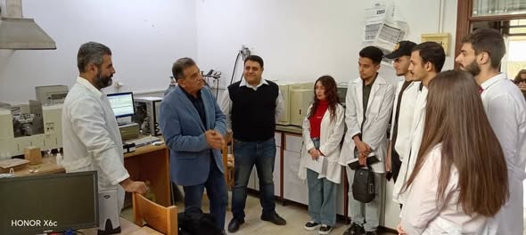 جولة طلاب السنة الخامسة من كلية الهندسة الزراعية قسم وقاية النبات