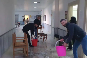 حملة النظافة داخل كلية الاقتصاد بتاريخ 3-10-2025