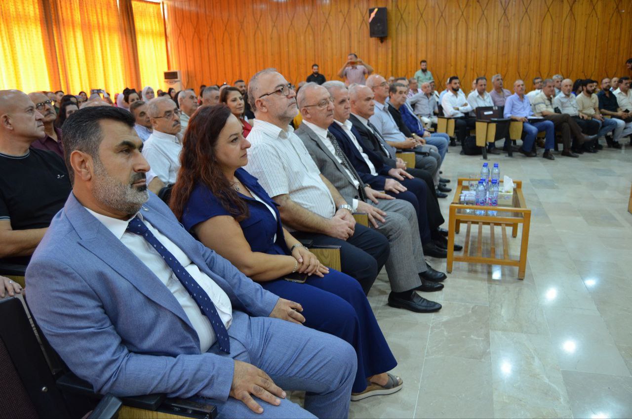 برعاية محافظ اللاذقية الأستاذ محمد عثمان ورشة علمية في الجامعة حول إدارة الموارد المائية في ظروف الجفاف في محافظة اللاذقية 
