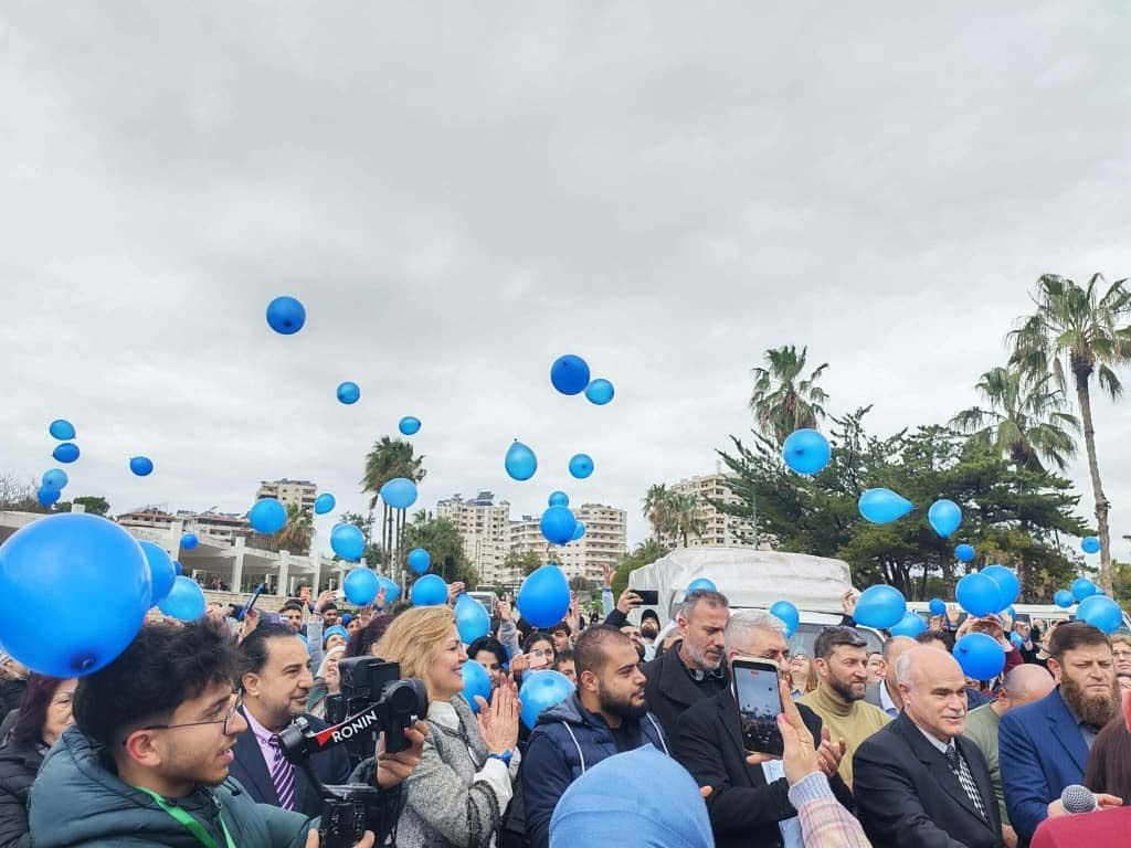 فعاليات توعوية بمناسبة اليوم العالمي للتوحد في جامعة اللاذقية.