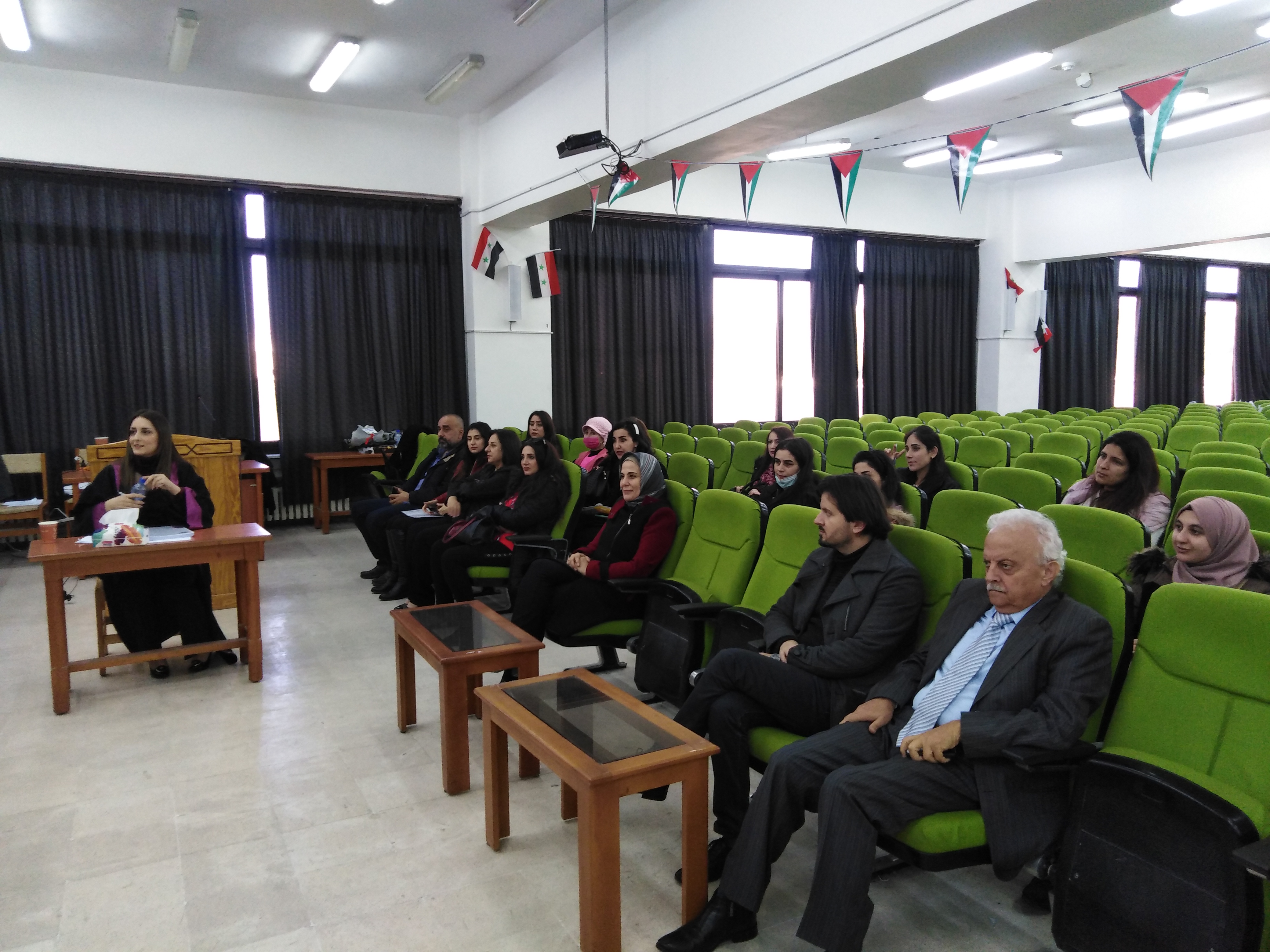 مناقشة علنية لرسالة الدكتوراه للطالبة نرمين بوسف الحداد