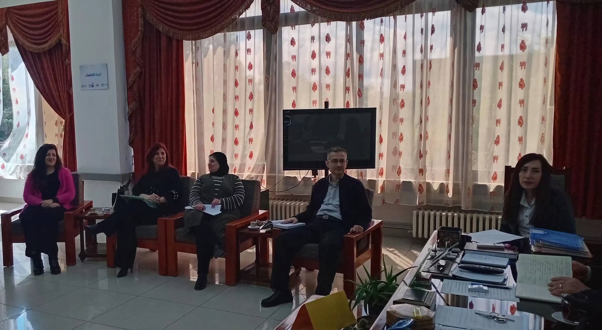 اجتماع مجلس كلية الاقتصاد يوم الاثنين 20-4-2026