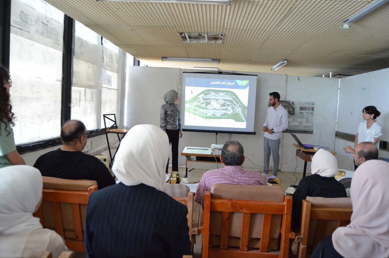 انطلاق مناقشات مشاريع التخرج في كلية الهندسة المعمارية بجامعة اللاذقية