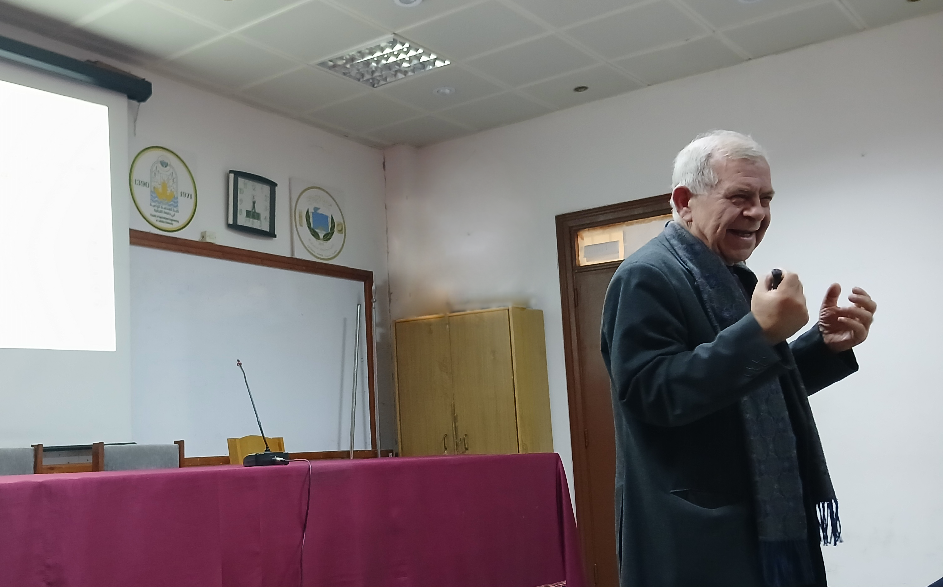 محاضرة علمية بعنوان "ضمان الجودة مسؤولية الجميع" في كلية الهندسة الزراعية  بالتعاون مع مركز ضمان الجودة