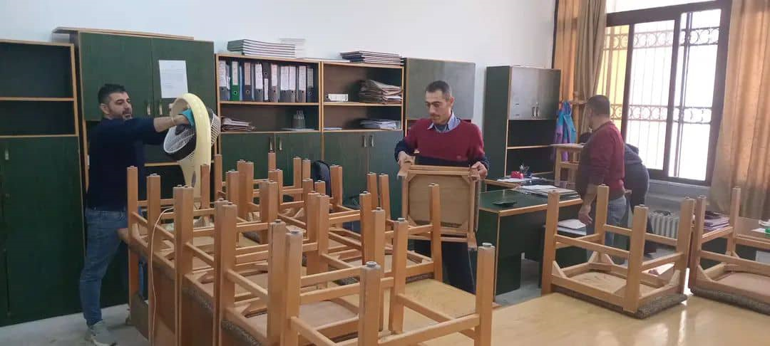 حملة النظافة داخل كلية الاقتصاد بتاريخ 3-10-2025