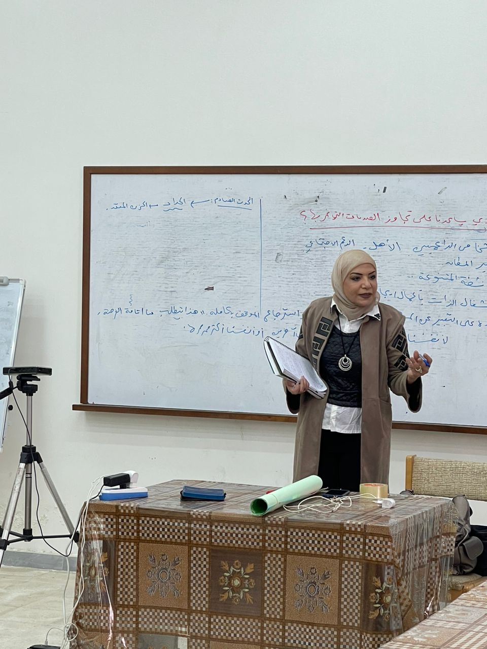 دورة تدريبية تحت عنوان"العلاج النفسي للصدمات" في كلية التربية -جامعة تشربن