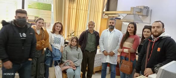 جولة طلاب السنة الخامسة من كلية الهندسة الزراعية قسم وقاية النبات