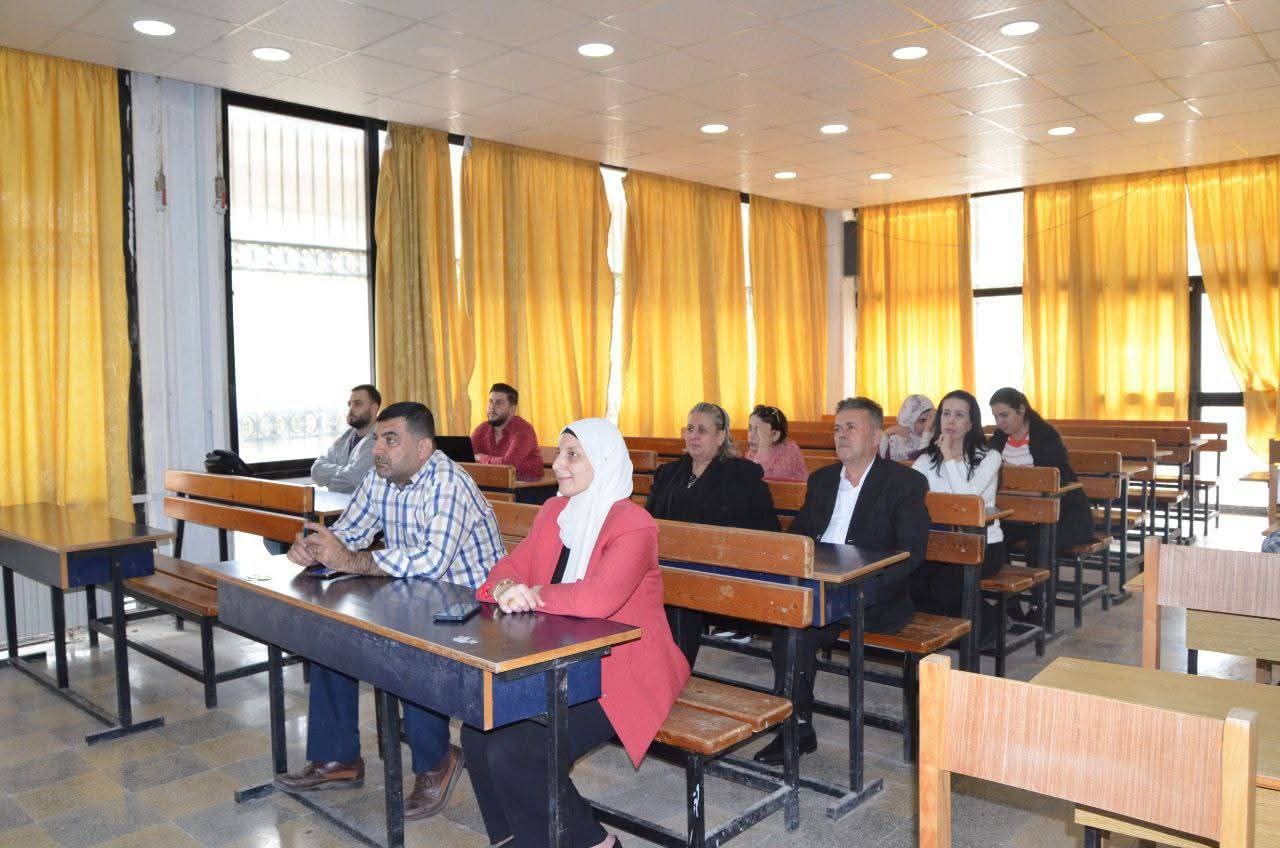 مناقشة علنية لرسالة ماجستير في كلية الهندسة المعلوماتية بجامعة اللاذقية - قسم البرمجيات ونظم المعلومات للباحثة "آية أحمد جمعة"