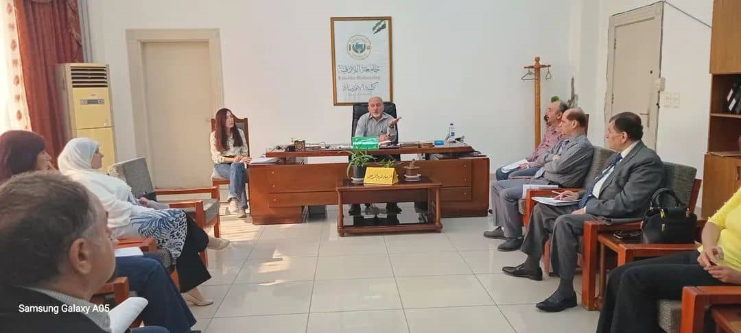 اجتماع مجلس كلية الاقتصاد يوم الاثنين 20-10-2025