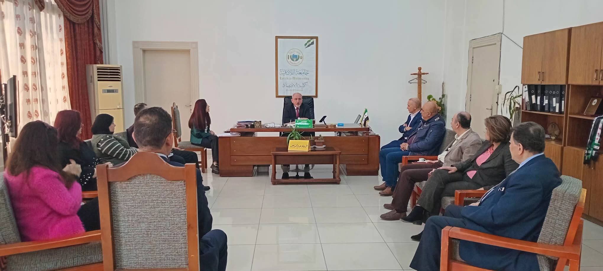 اجتماع مجلس كلية الاقتصاد يوم الاثنين 20-4-2026