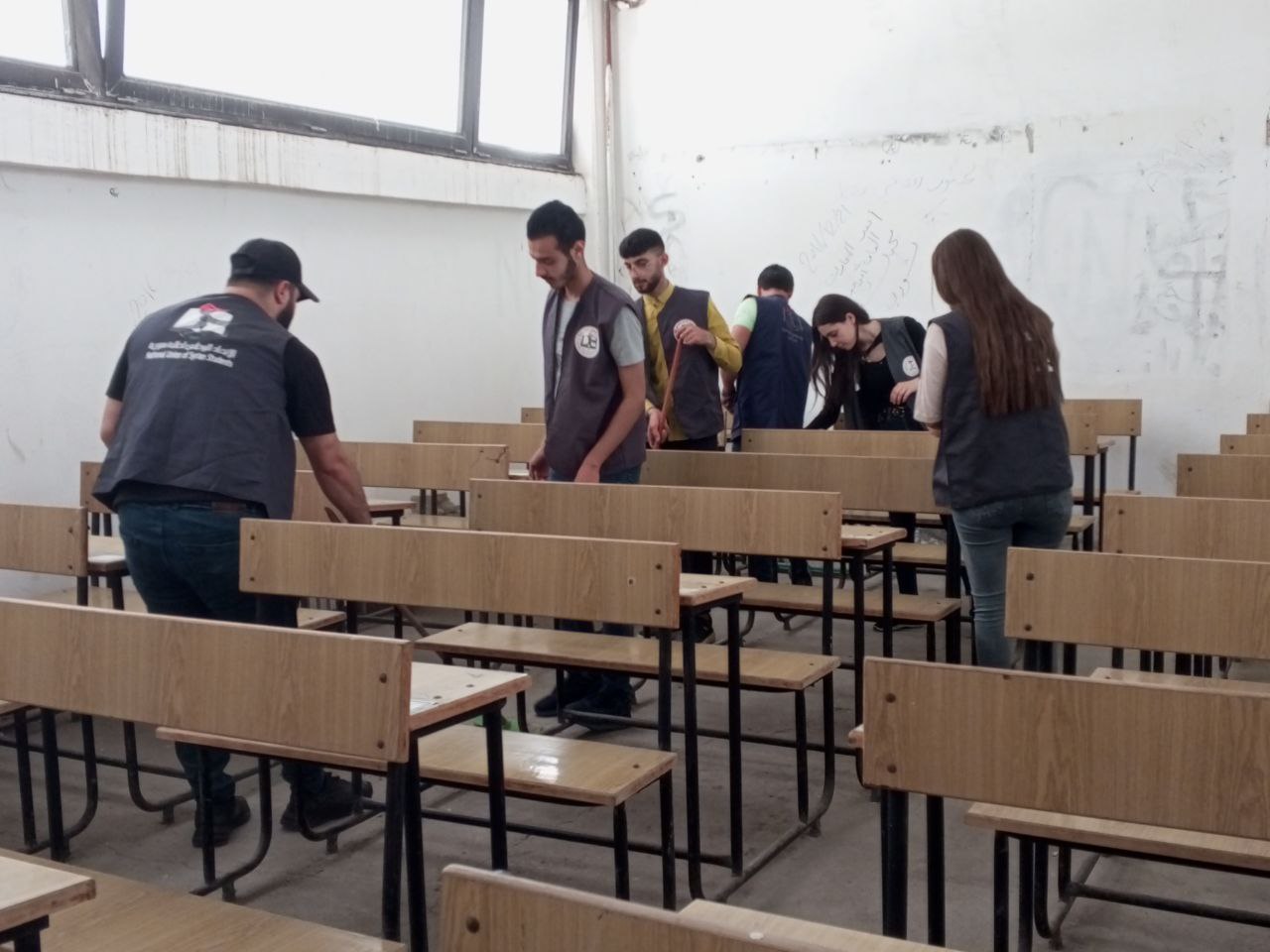 تحت رعاية فرع جامعة تشرين للاتحاد الوطني لطلبة سورية -حملة النظافة ثقافة