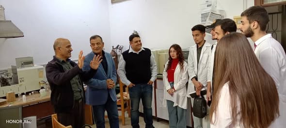 جولة طلاب السنة الخامسة من كلية الهندسة الزراعية قسم وقاية النبات