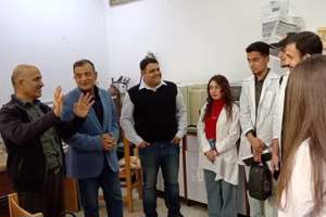 جولة طلاب السنة الخامسة من كلية الهندسة الزراعية قسم وقاية النبات